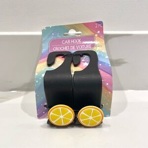 🟢10/$30 NEW Citrus Orange Seat Headrest Car Hooks